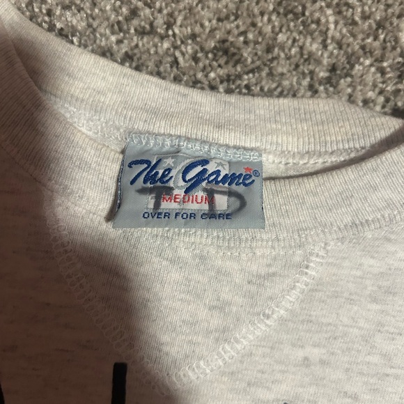 The Game Cream T-Shirt with Black Print - Picture 3 of 3